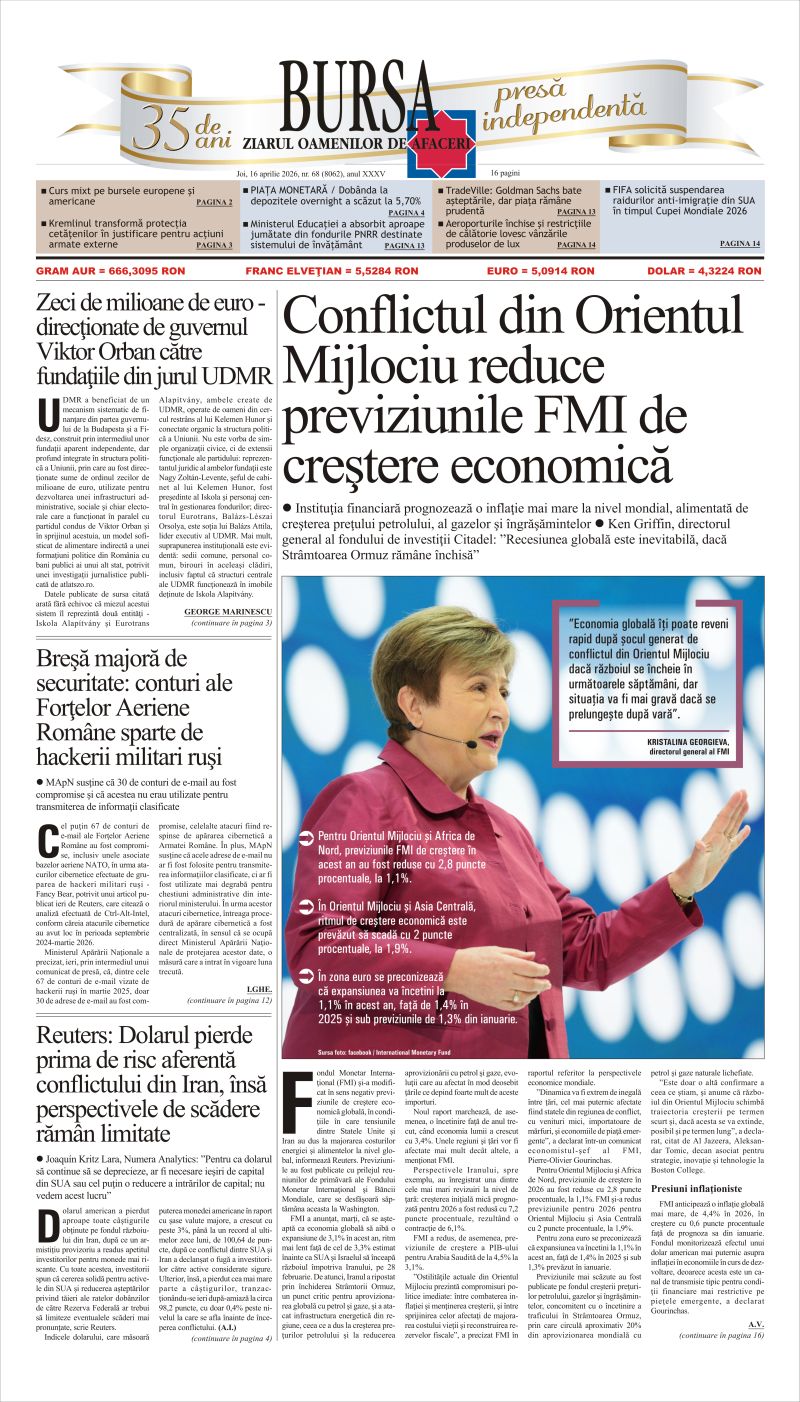 Ediţia din 16.04.2026