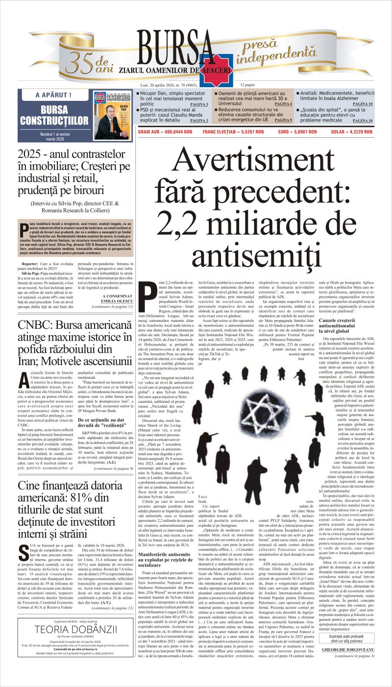 Ediţia din 2026-04-20
