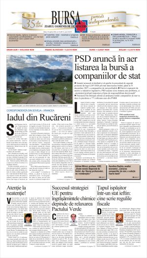 Prima pagină 28.04.2026