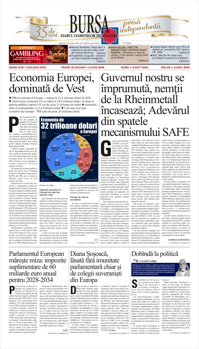 Ediţia din 29.04.2026