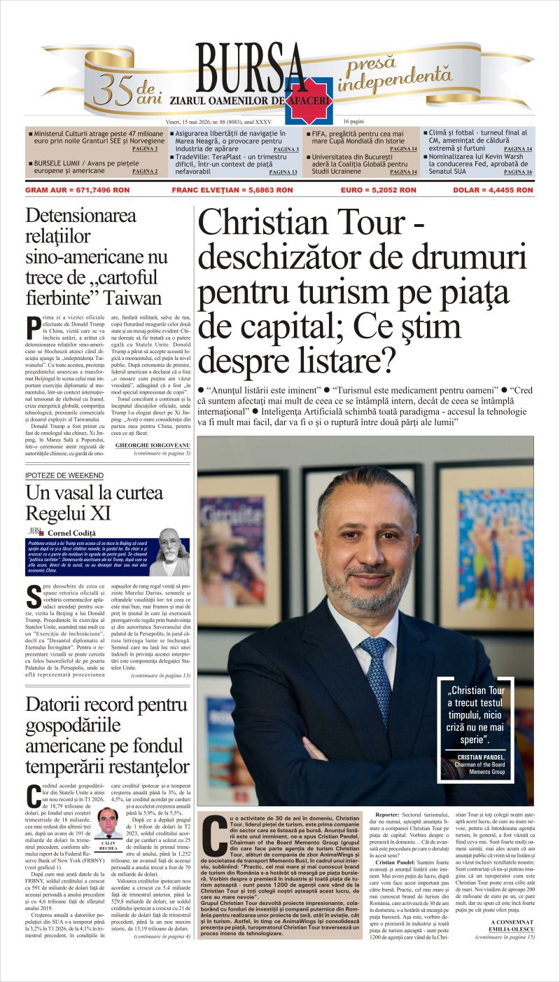 Ediţia din 15.05.2026