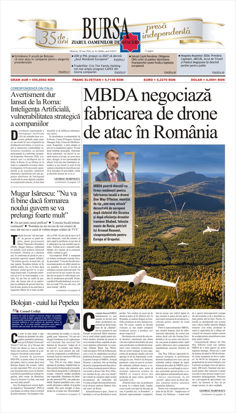 Ediţia din 20.05.2026