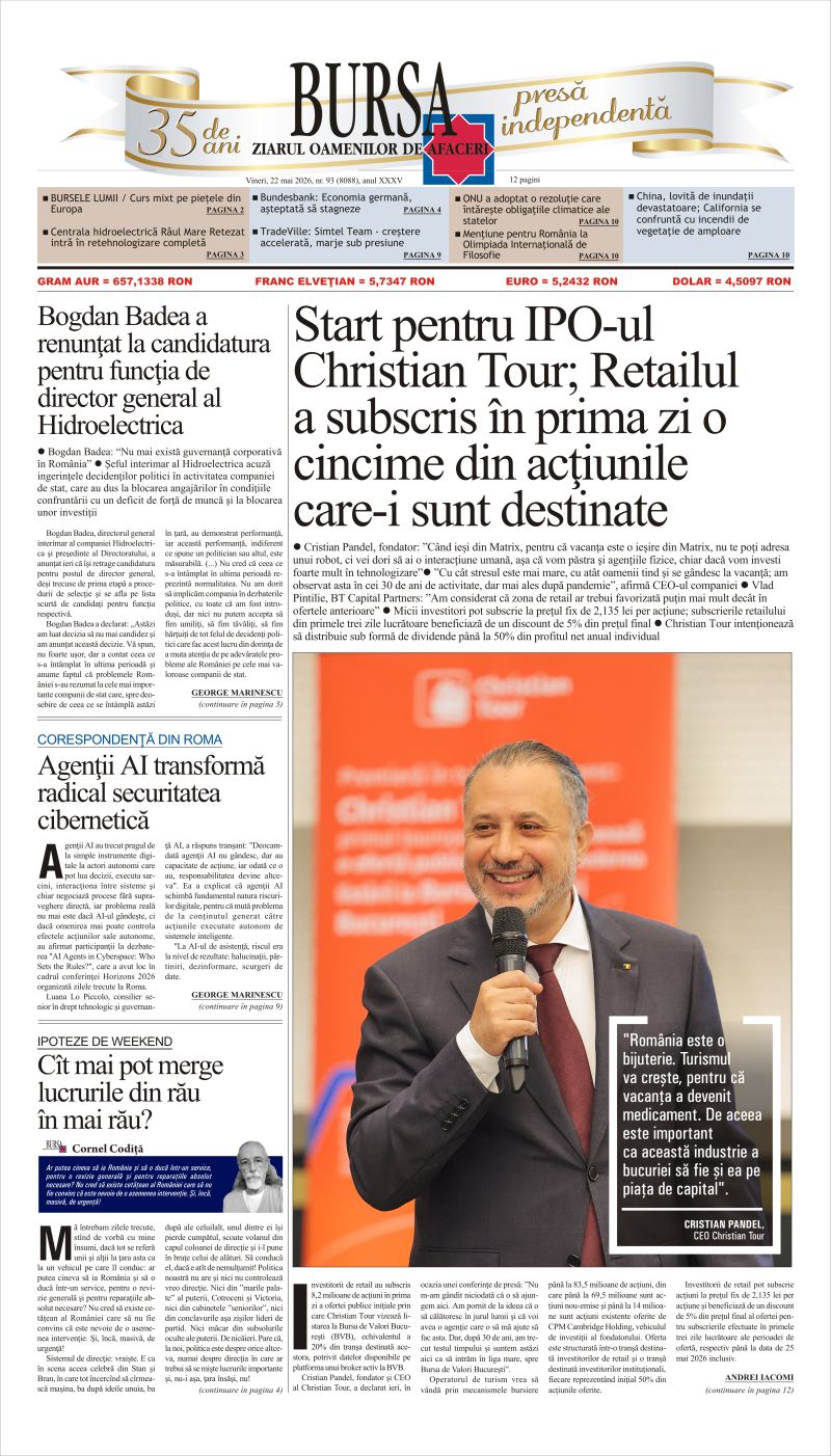 Ediţia din 22.05.2026