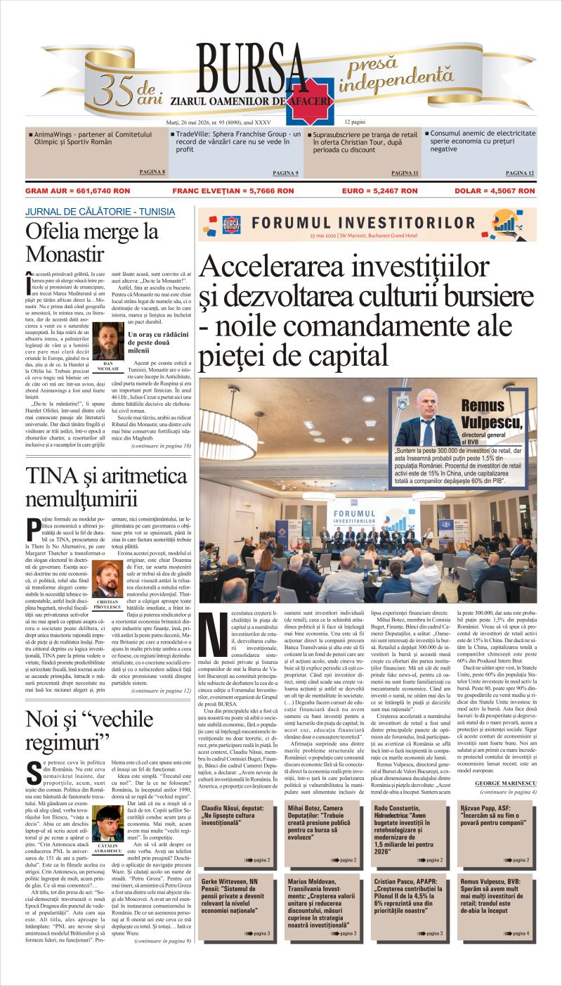 Ediţia din 26.05.2026