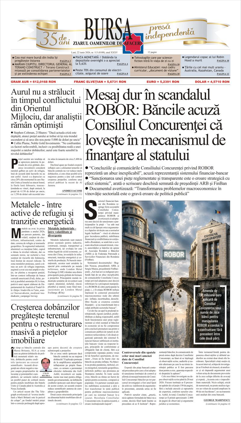 Ediţia din 22.06.2026