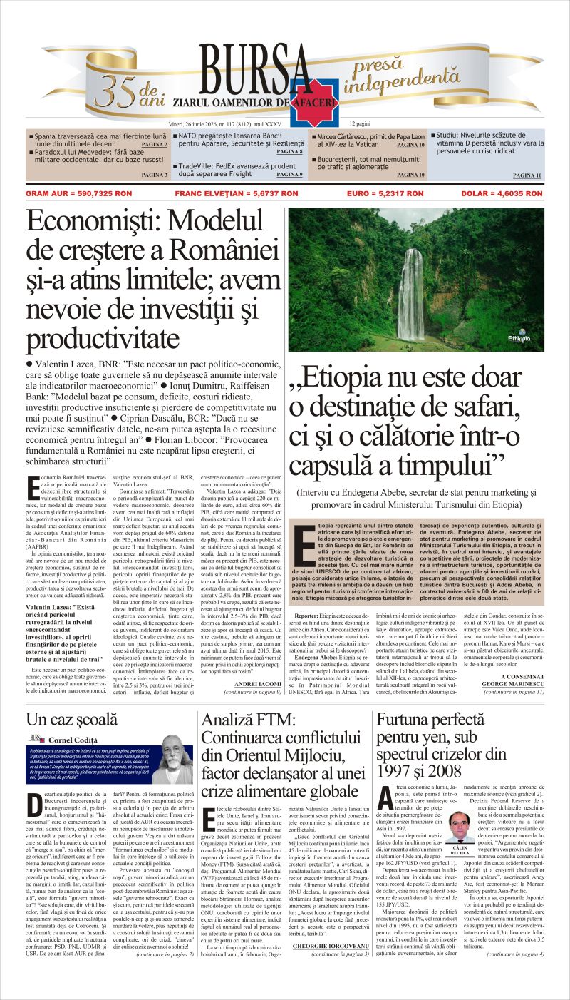 Ediţia din 26.06.2026