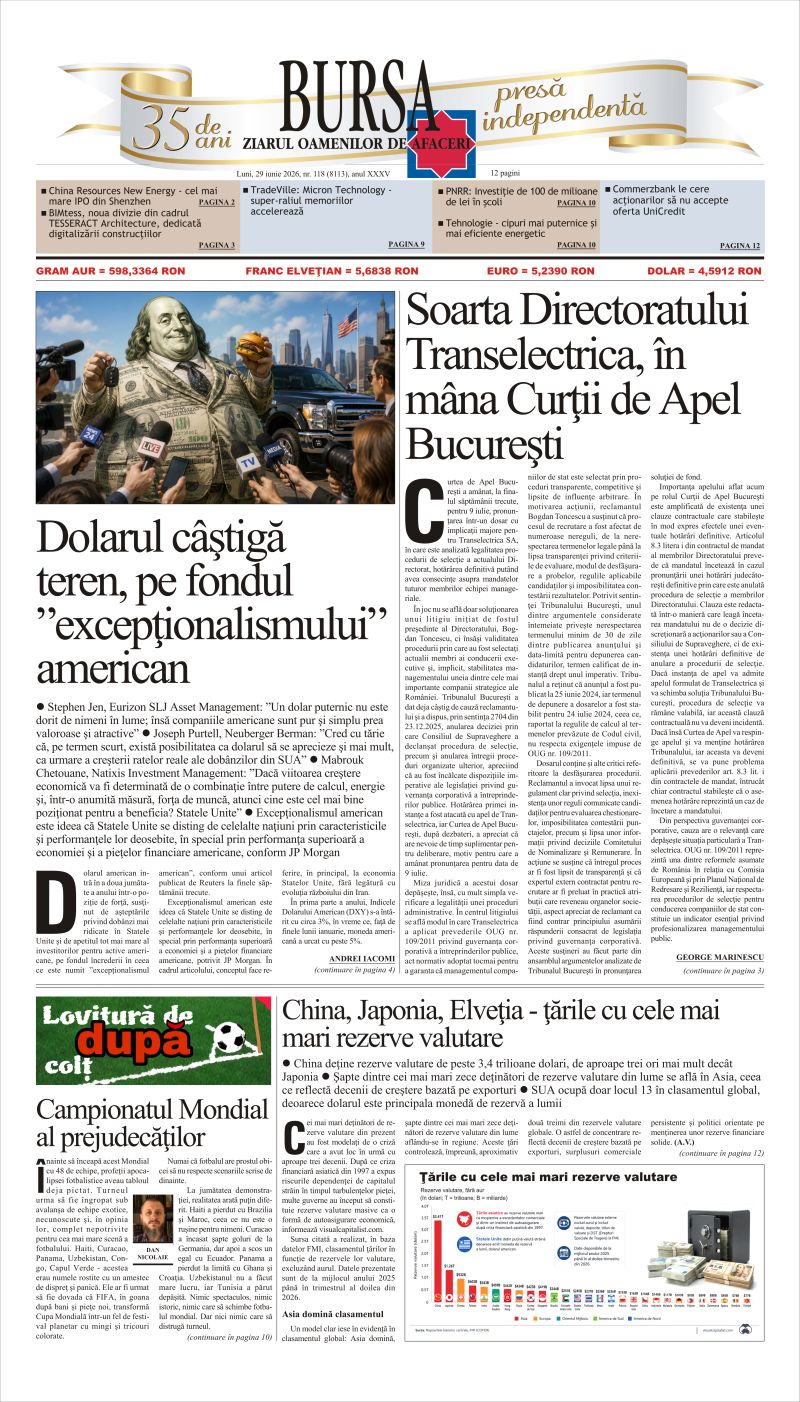 Ediţia din 29.06.2026