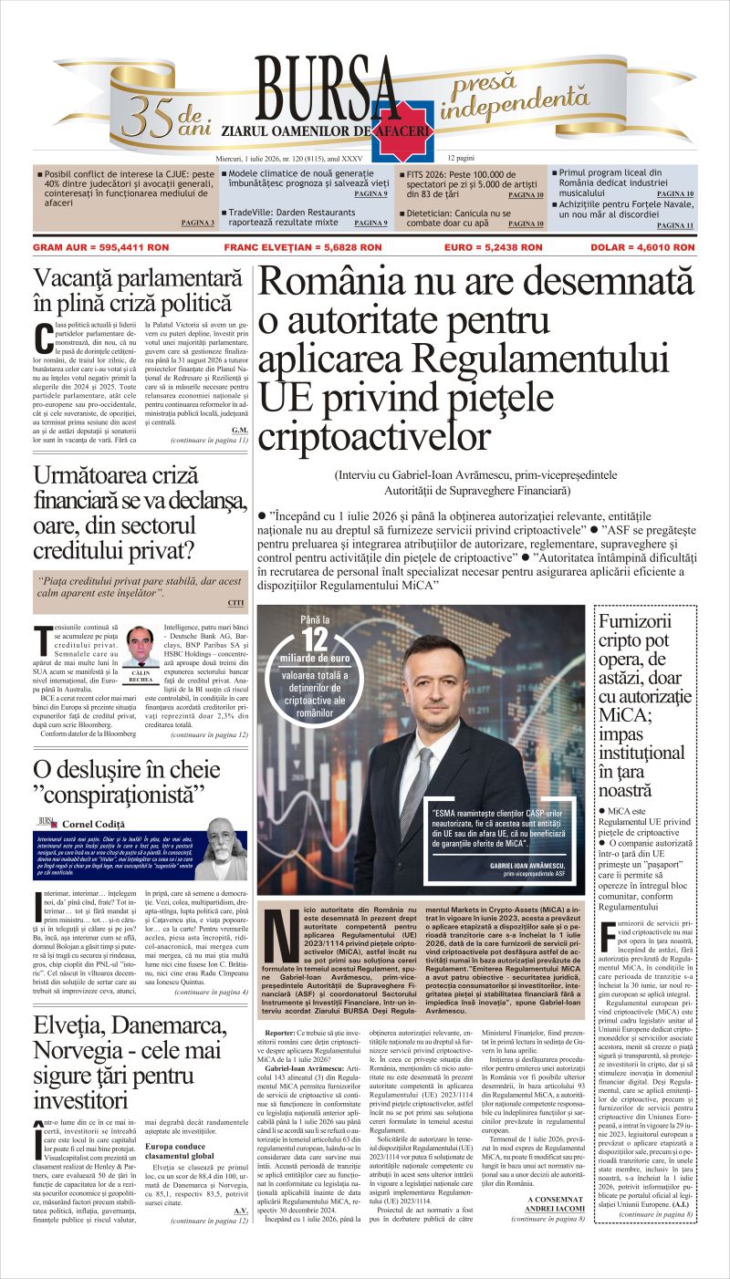 Ediţia din 01.07.2026