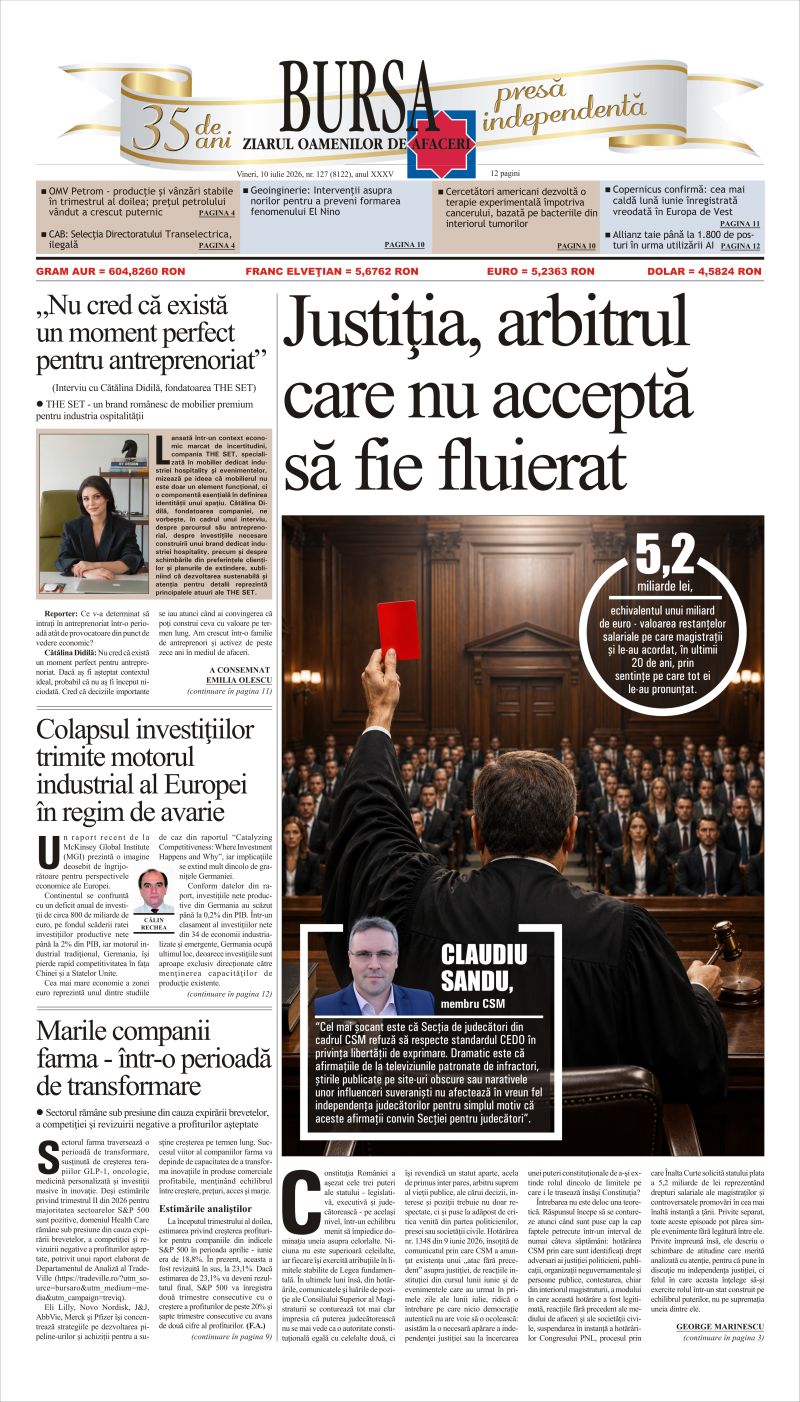 Ediţia din 30.07.2026