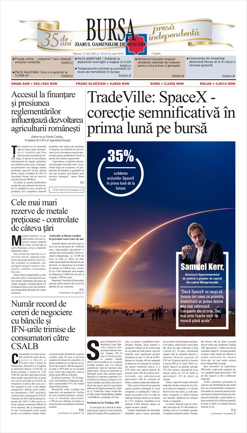 Ediţia din 15.07.2026