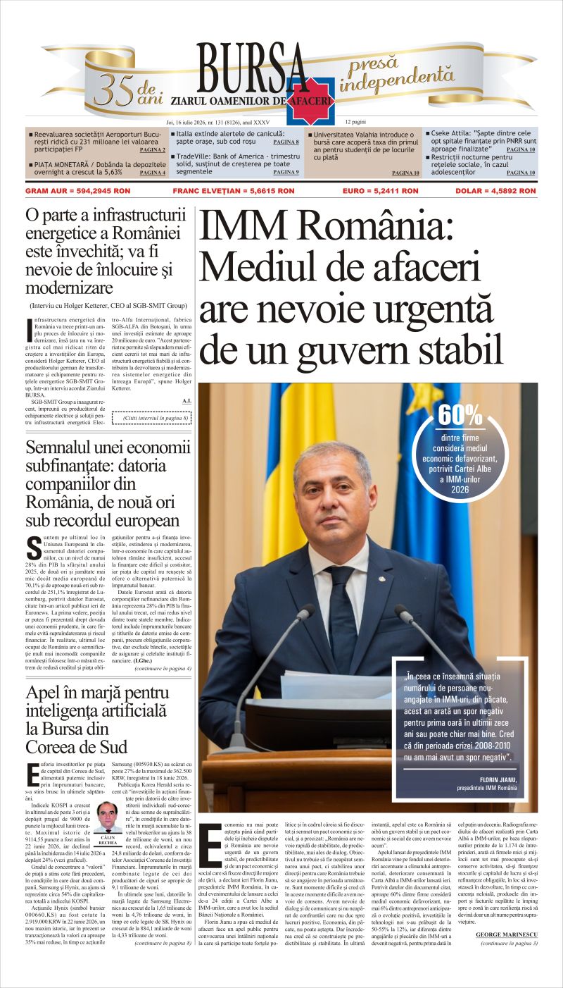 Ediţia din 16.07.2026