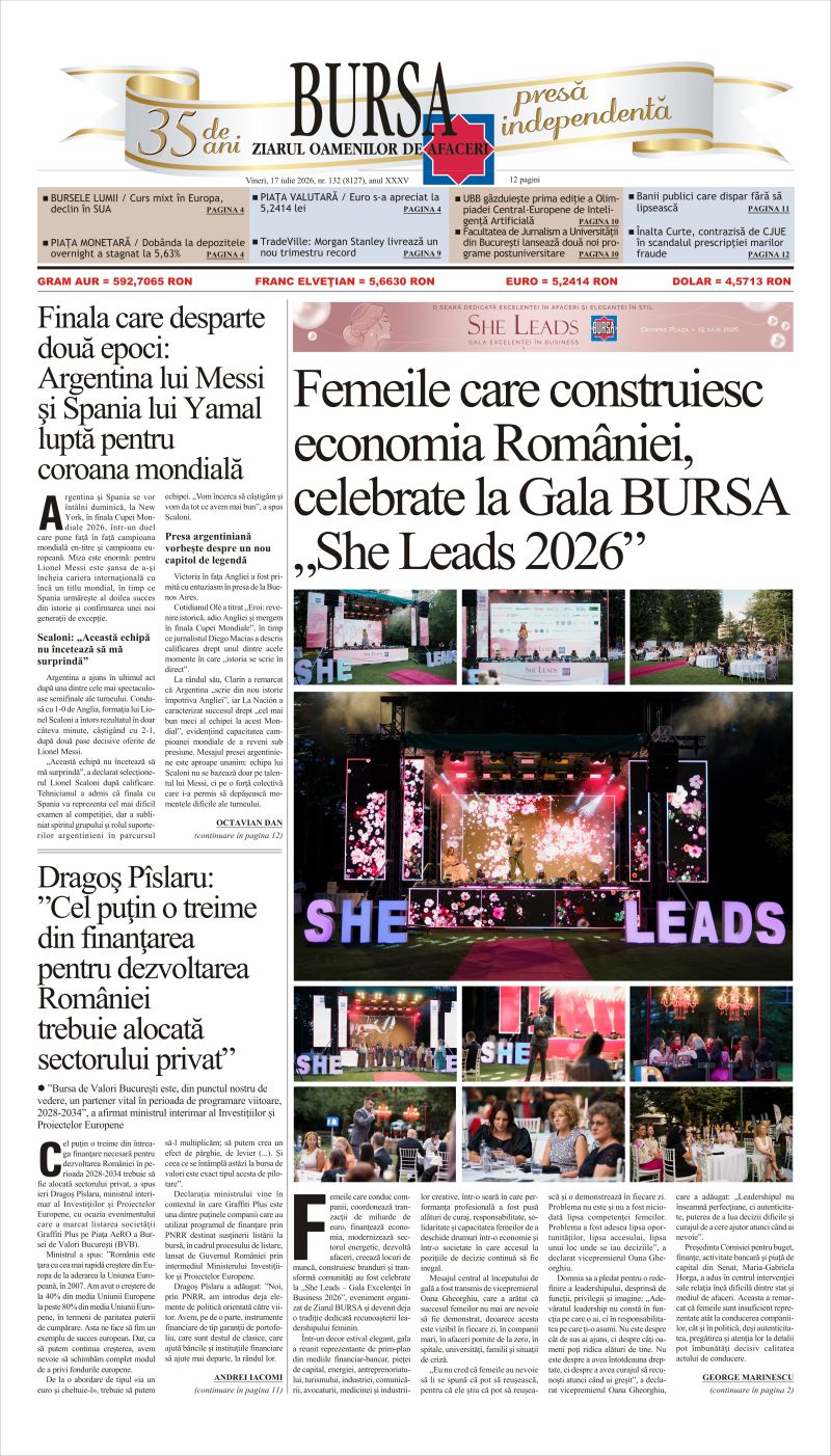 Ediţia din 17.07.2026