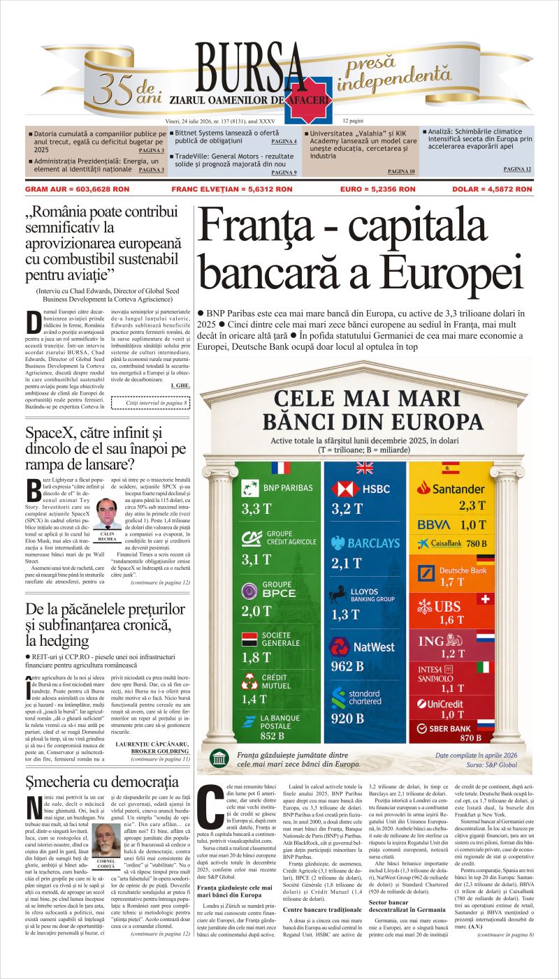 Ediţia din 24.07.2026