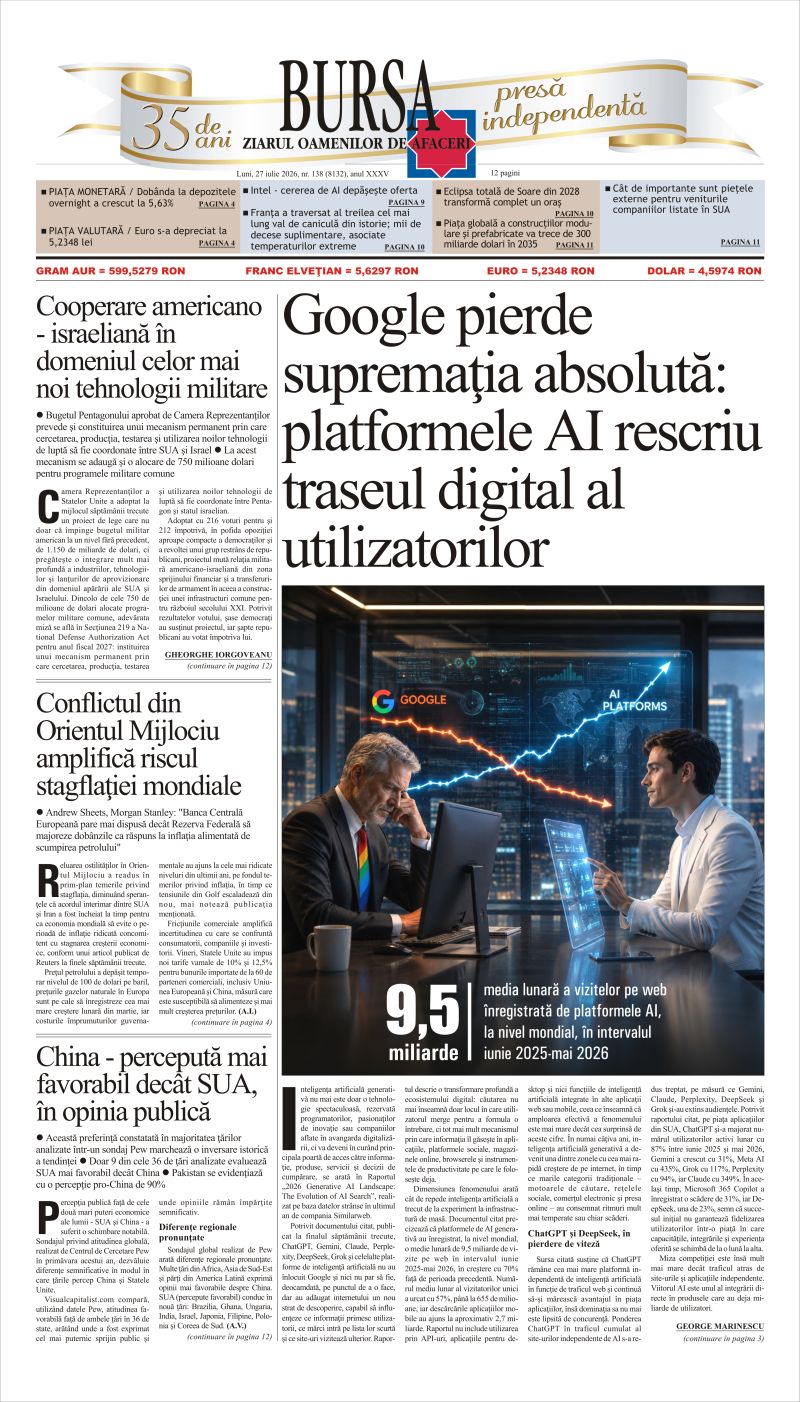 Ediţia din 27.07.2026