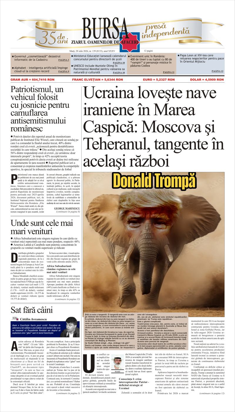 Ediţia din 28.07.2026