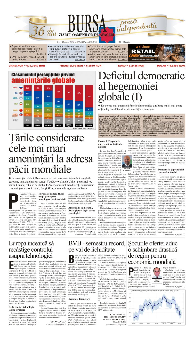 Ediţia din 17.08.2026