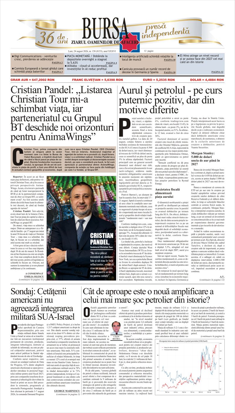 Ediţia din 24.08.2026