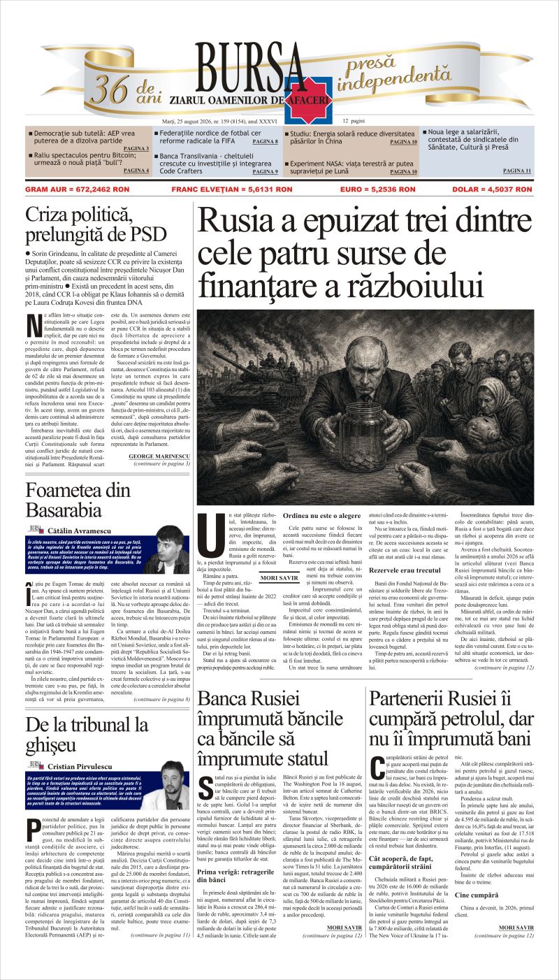 Ediţia din 25.08.2026