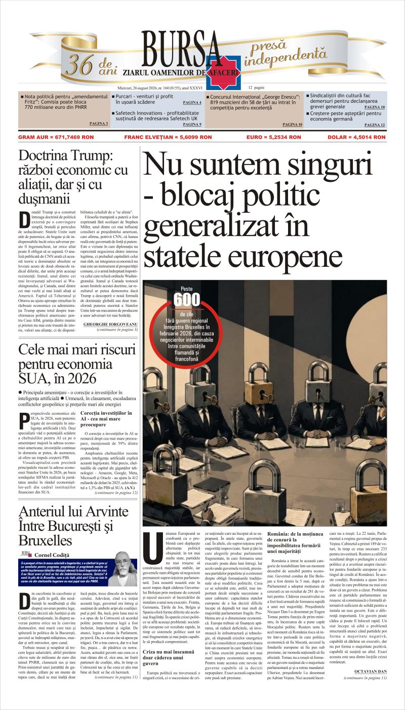 Ediţia din 26.08.2026