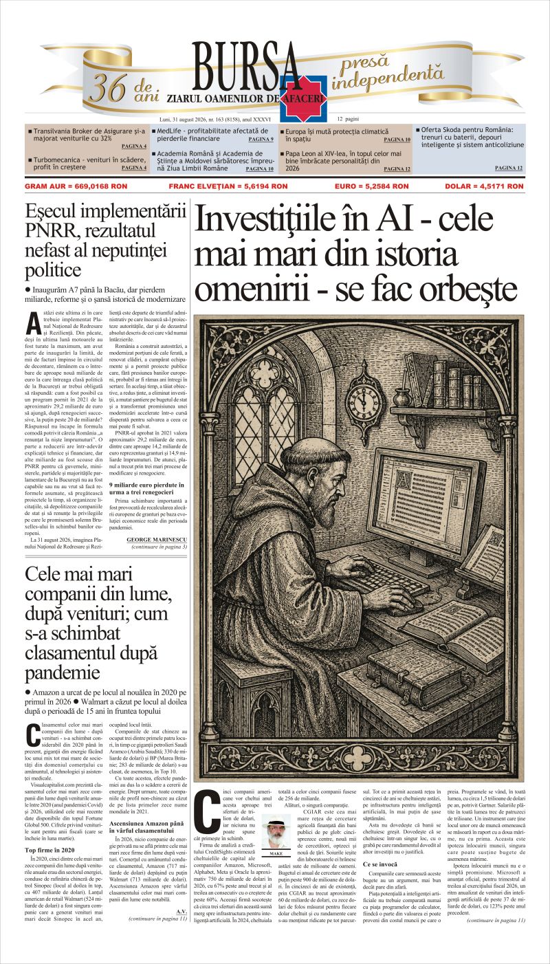 Ediţia din 31.08.2026