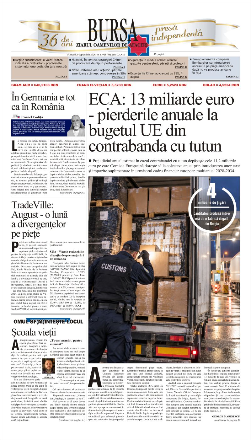 Ediţia din 09.09.2026