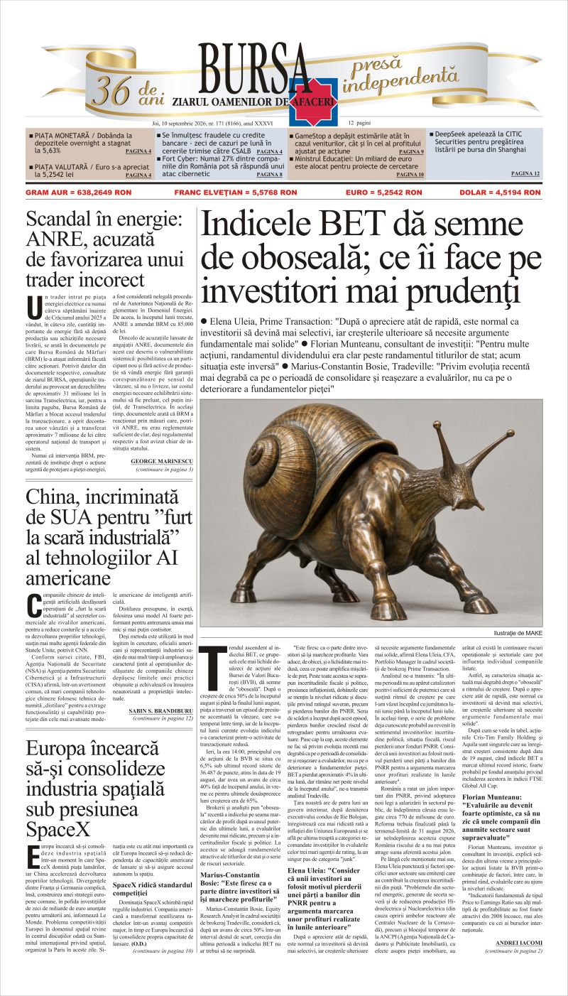 Ediţia din 10.09.2026