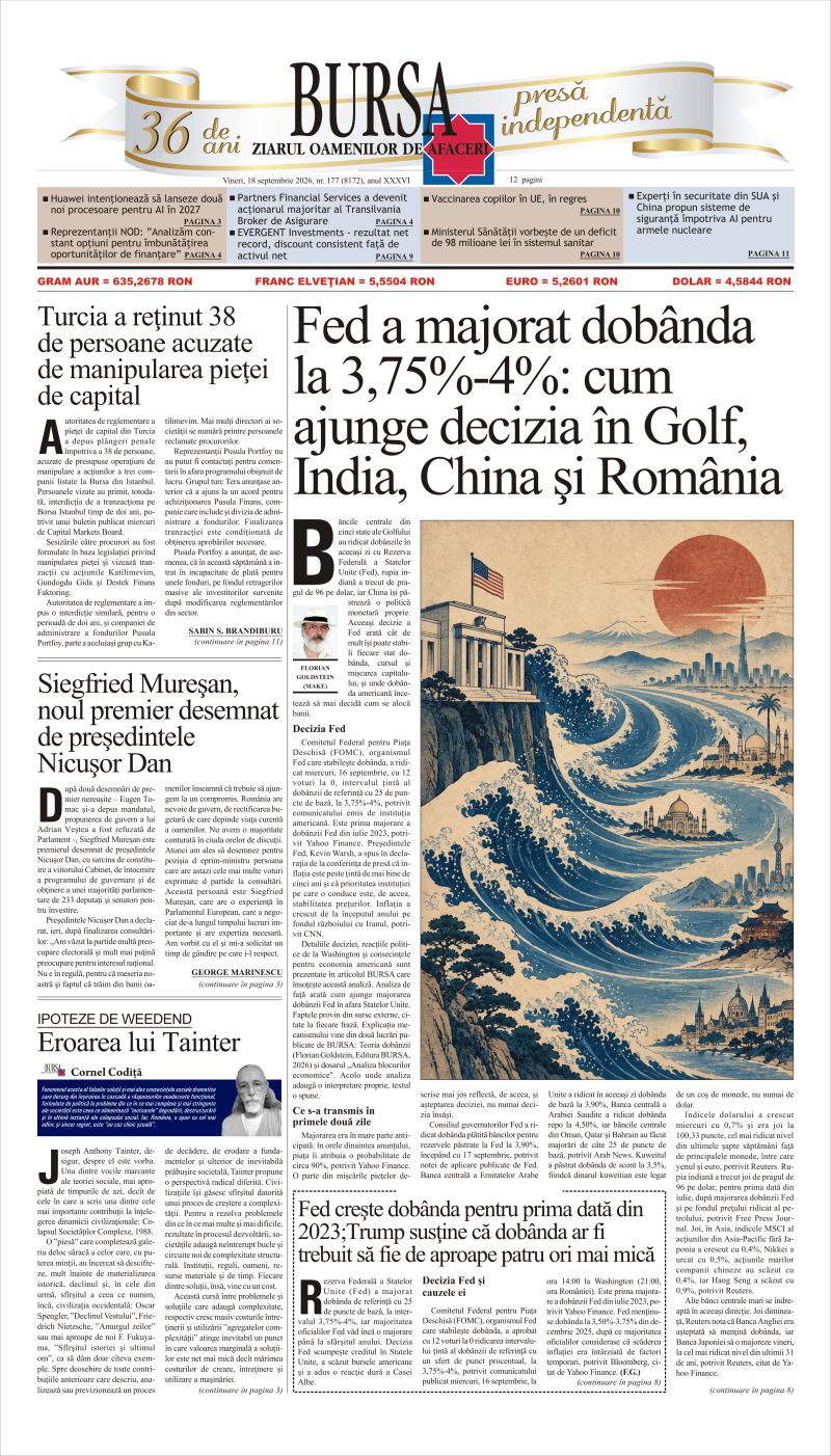 Ediţia din 18.09.2026