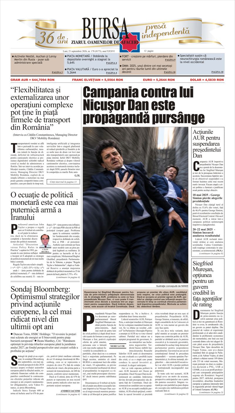 Ediţia din 21.09.2026