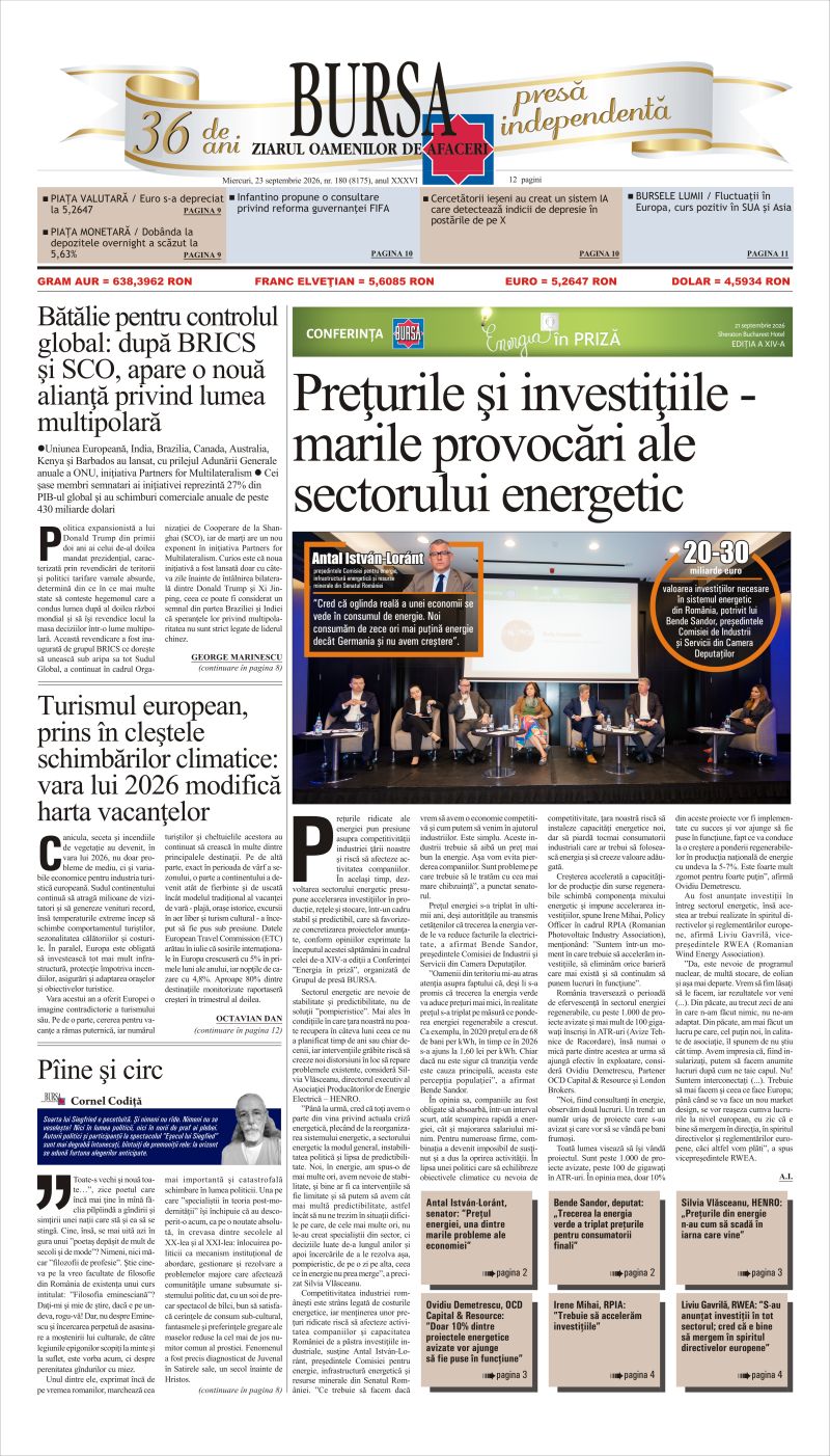 Ediţia din 23.09.2026