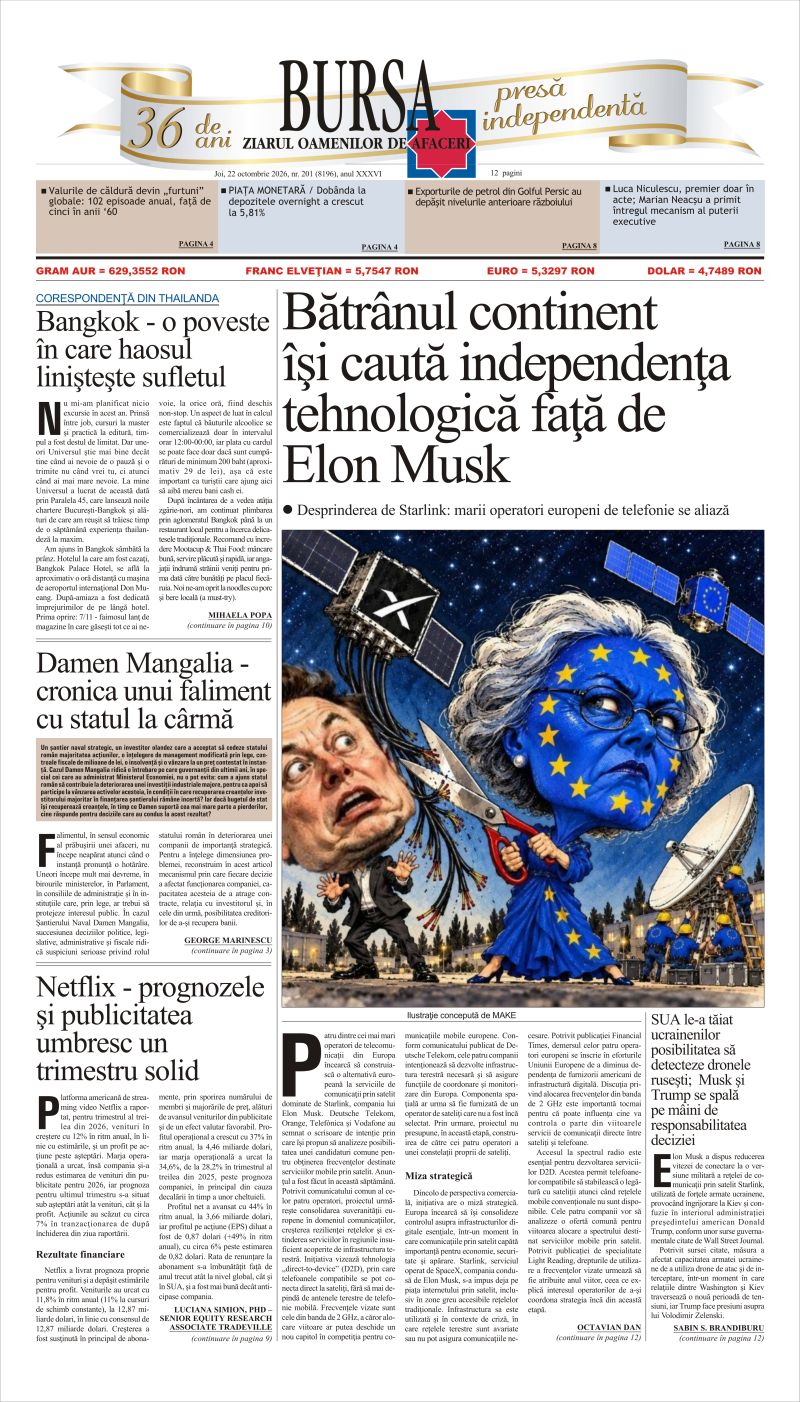 Ediţia din 22.10.2026