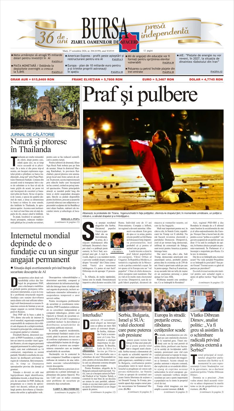 Ediţia din 27.10.2026