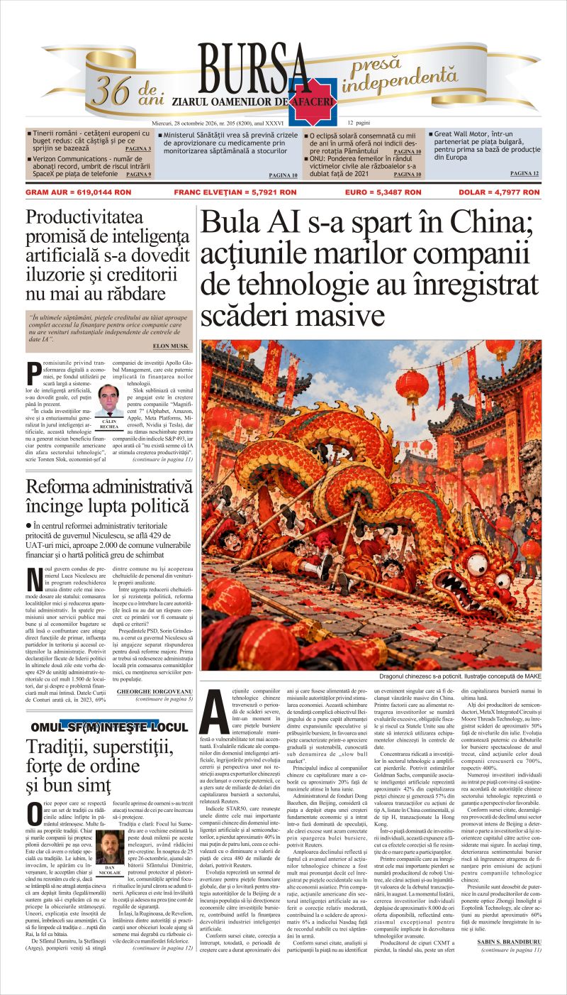 Ediţia din 28.10.2026