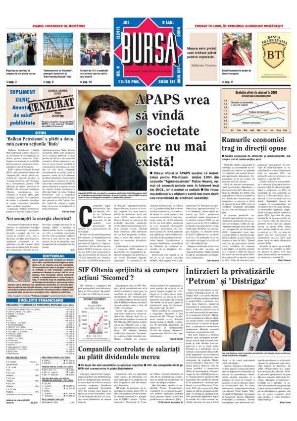 Ediţia din 08.01.2004