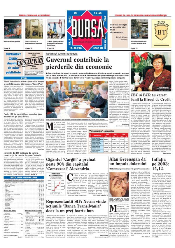 Ediţia din 15.01.2004