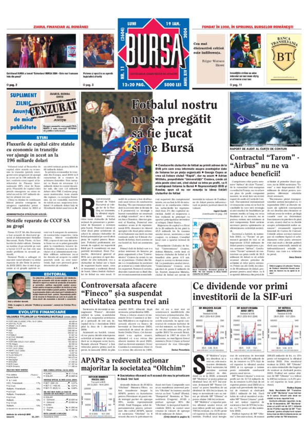 Ediţia din 19.01.2004