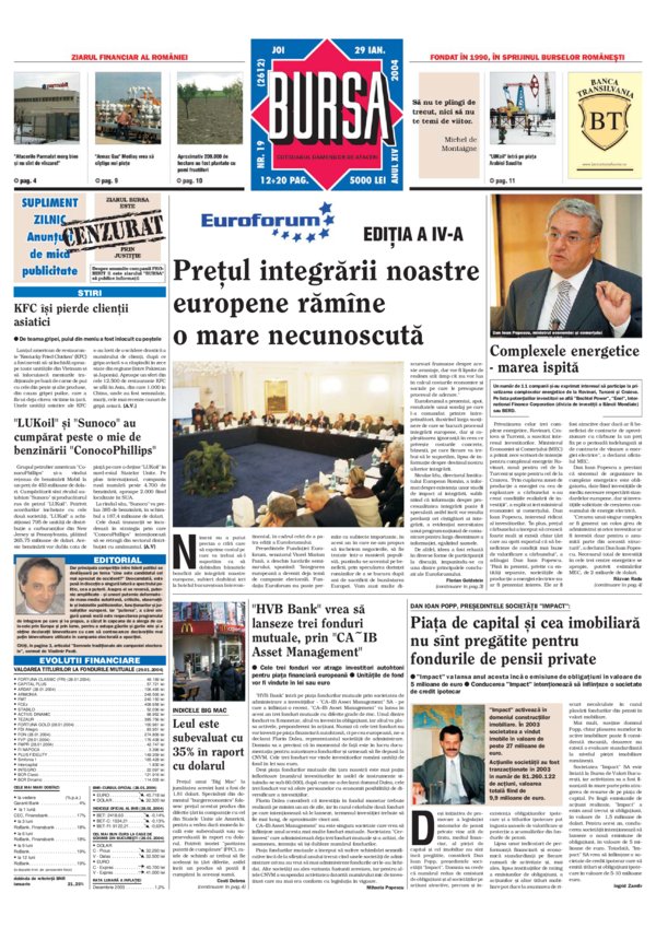 Ediţia din 29.01.2004
