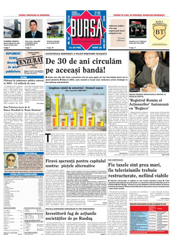 Ediţia din 29.07.2026