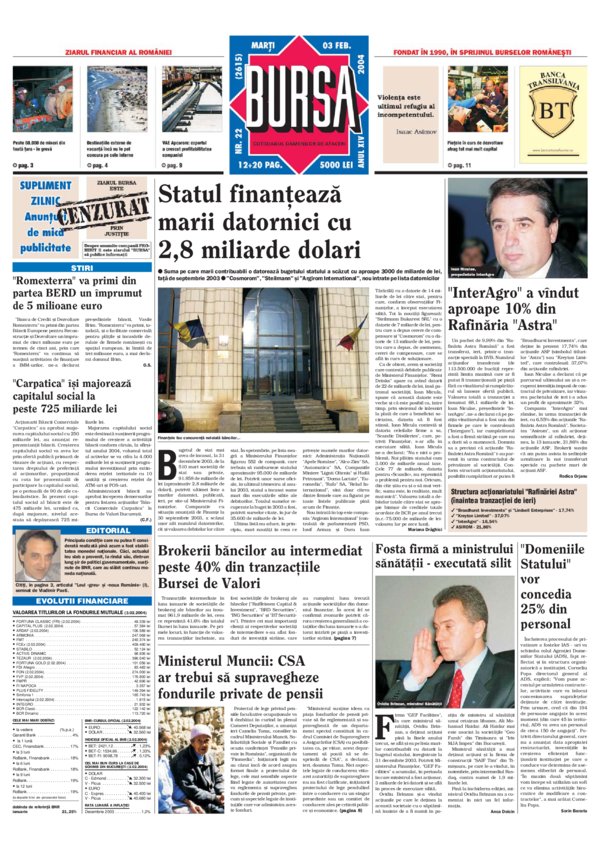 Ediţia din 01.05.2025