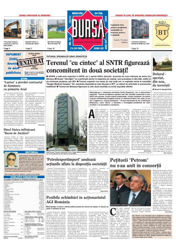 Ediţia din 04.02.2004