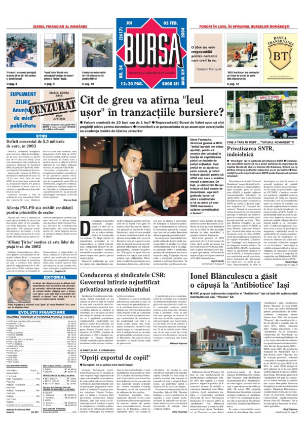 Ediţia din 05.02.2004