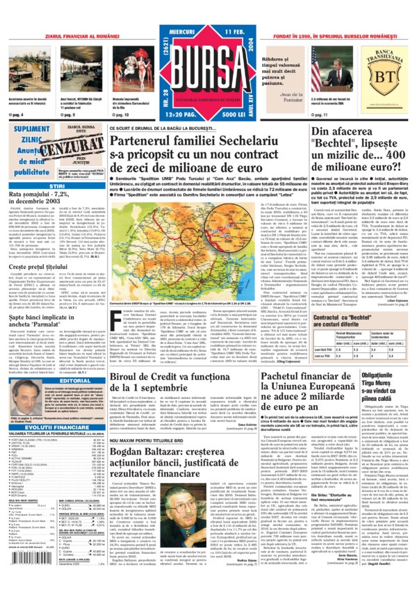 Ediţia din 11.02.2004