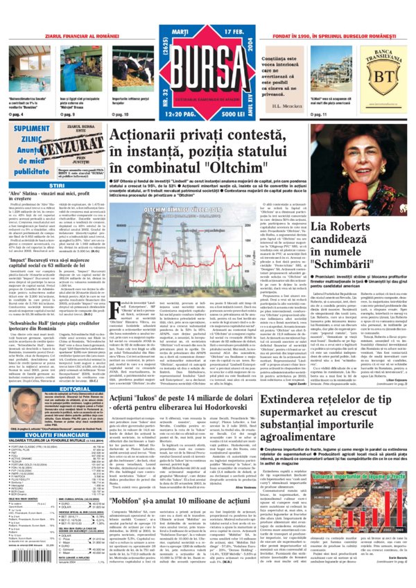 Ediţia din 01.05.2025