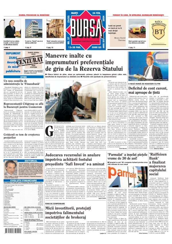 Ediţia din 01.05.2025