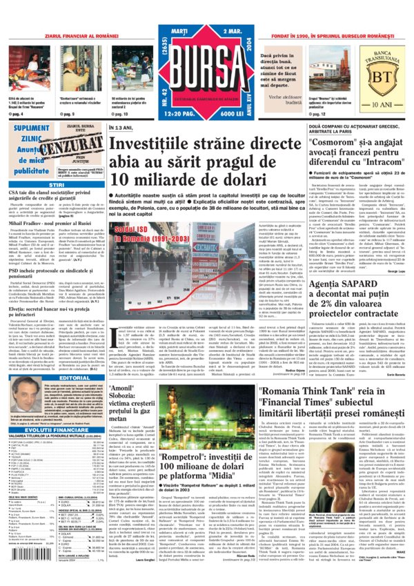 Ediţia din 02.03.2004