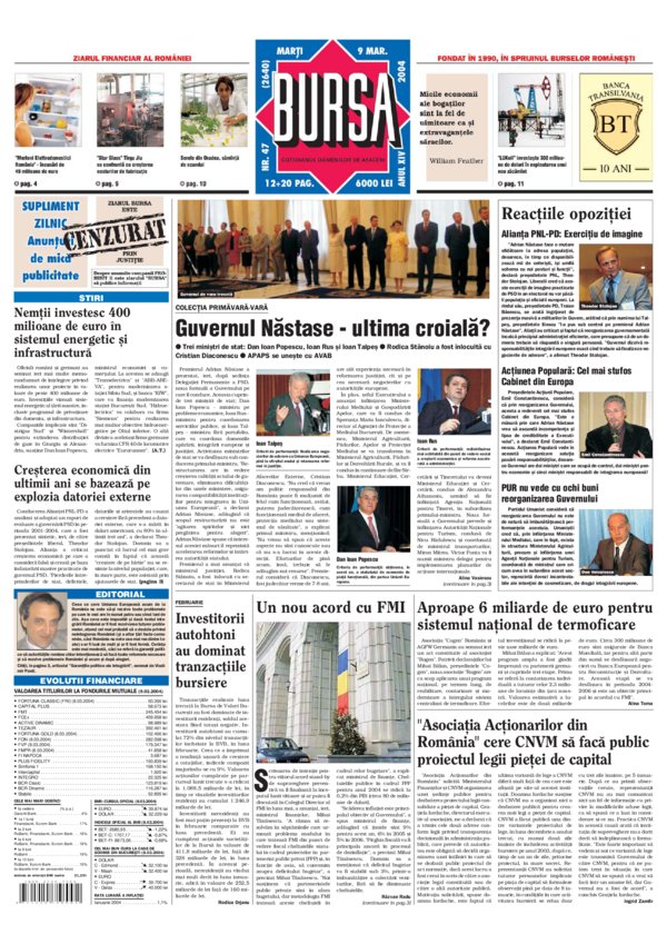 Ediţia din 09.03.2004