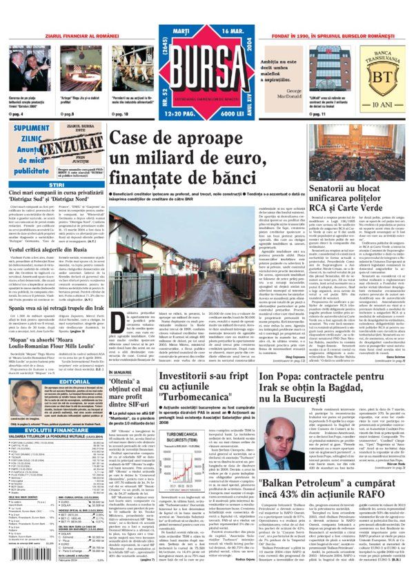 Ediţia din 16.03.2004