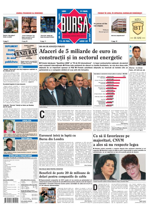 Ediţia din 01.05.2025