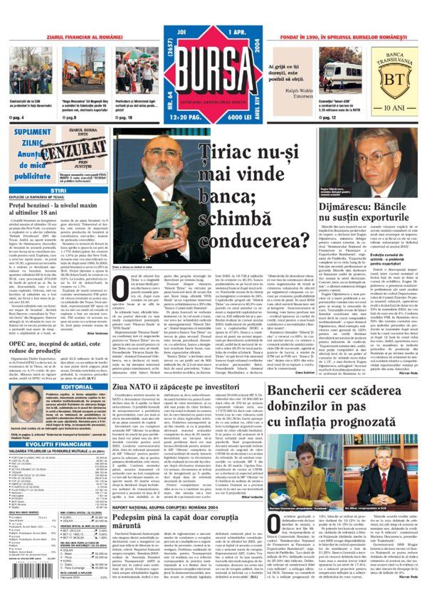 Ediţia din 01.04.2004