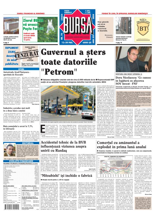 Ediţia din 09.04.2004