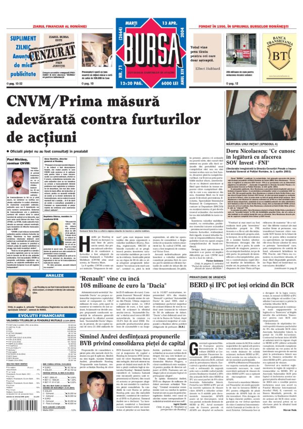 Ediţia din 01.05.2025